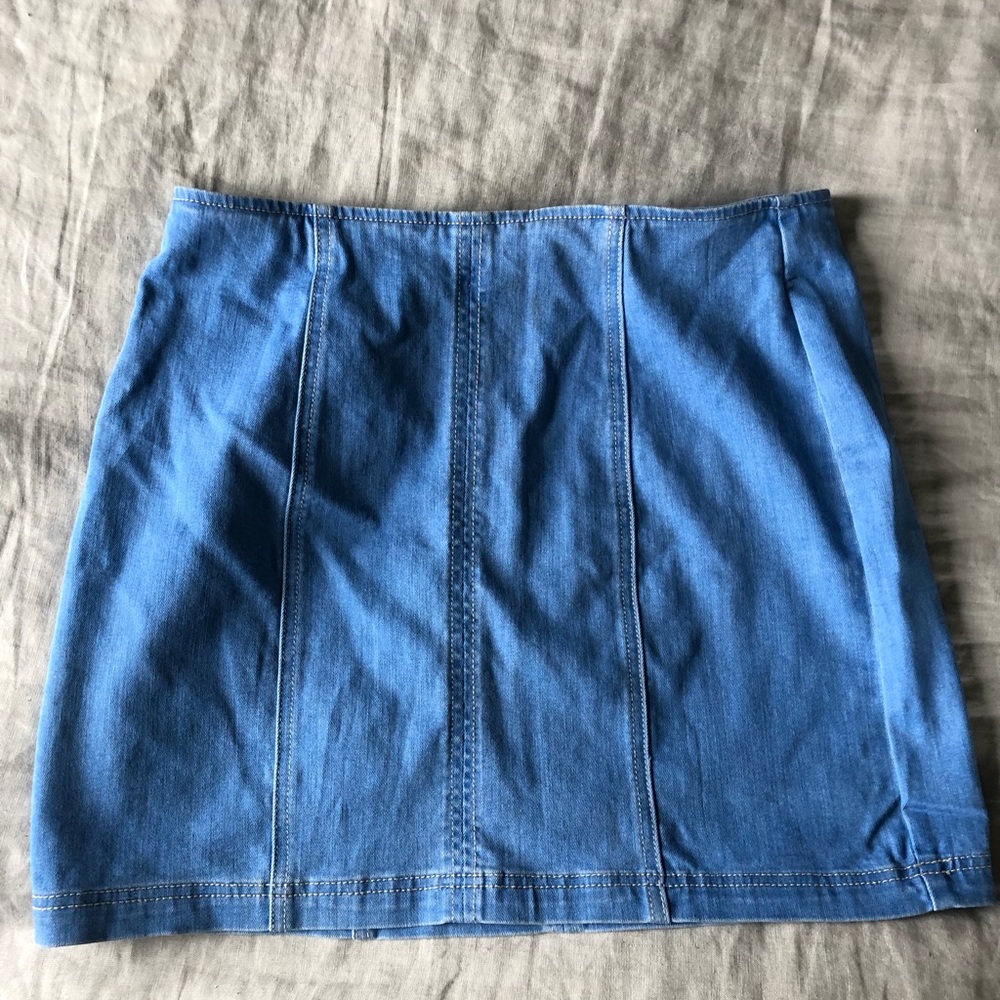 PacSun jean mini skirt